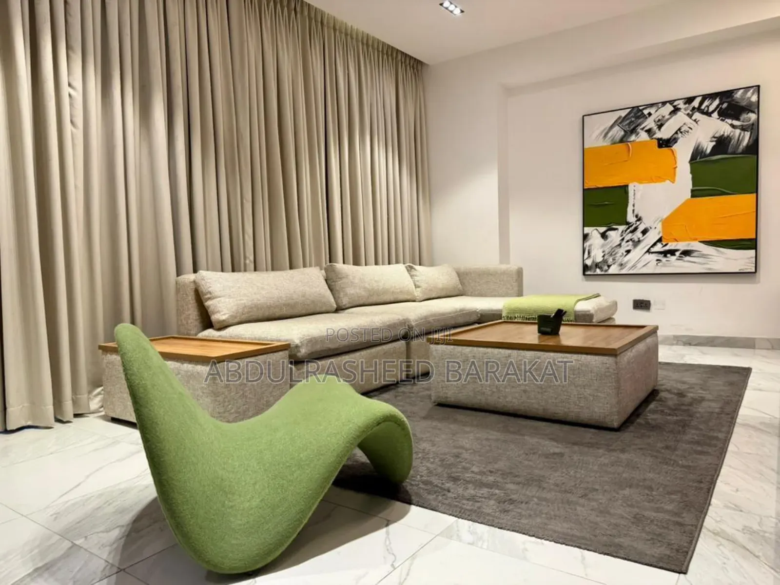 Stylish and Luxury One Bedroom Apartment With Balcony in Victoria Island Extension