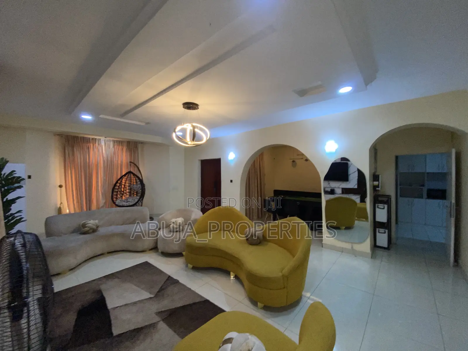 Furnished 3bdrm Apartment in In A Secured Estate, Wuye for rent in Wuye