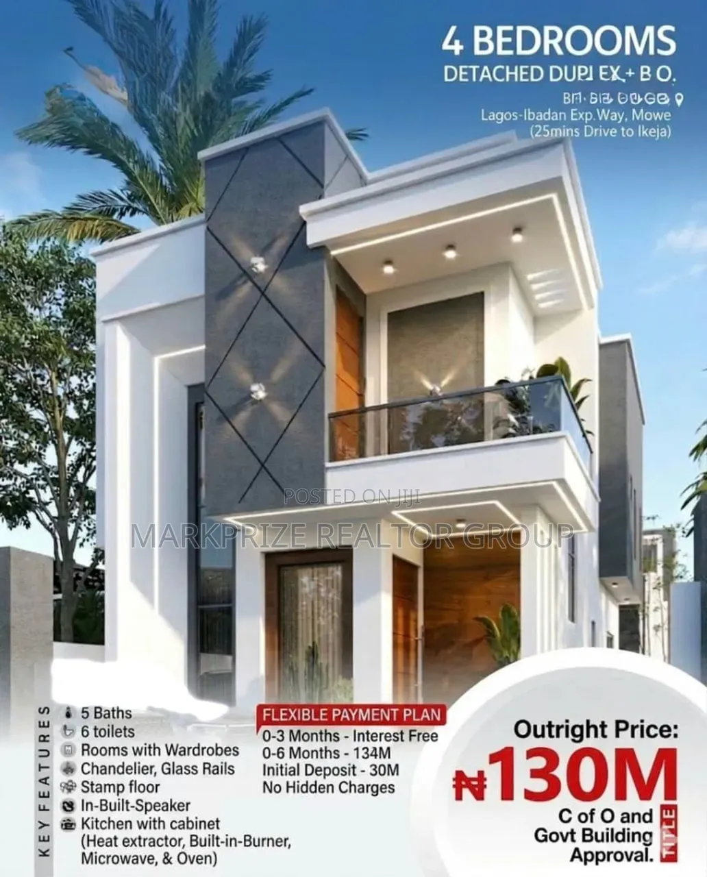 Furnished 4bdrm Duplex in Mowe Town, Omole Phase 2 for sale in Omole Phase 2