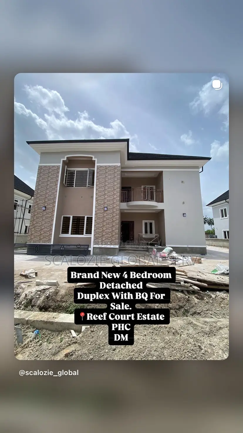 4bdrm Duplex in Reef Court Estate, Port-Harcourt for sale in Port-Harcourt