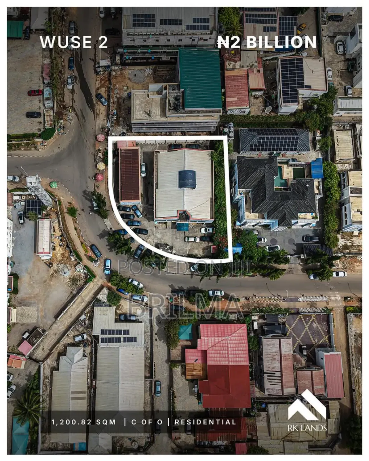 1200 SQM Land in Wuse 2 for Sale in Wuse 2