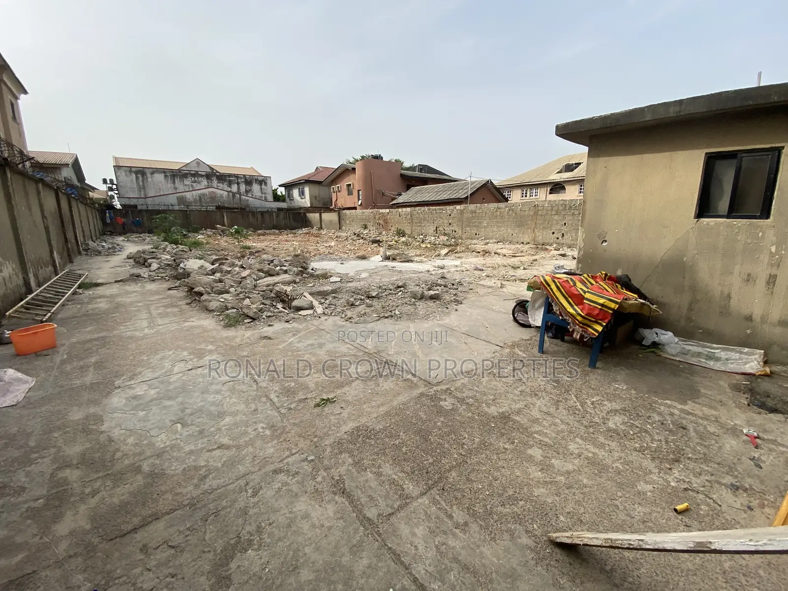 Complete Dry , Fenced and Gated Full Plot of Land at Ago Palace, Isolo in Ago Palace