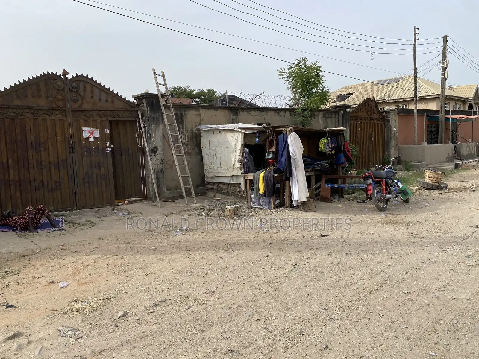 Complete Dry , Fenced and Gated Full Plot of Land at Ago Palace, Isolo in Ago Palace