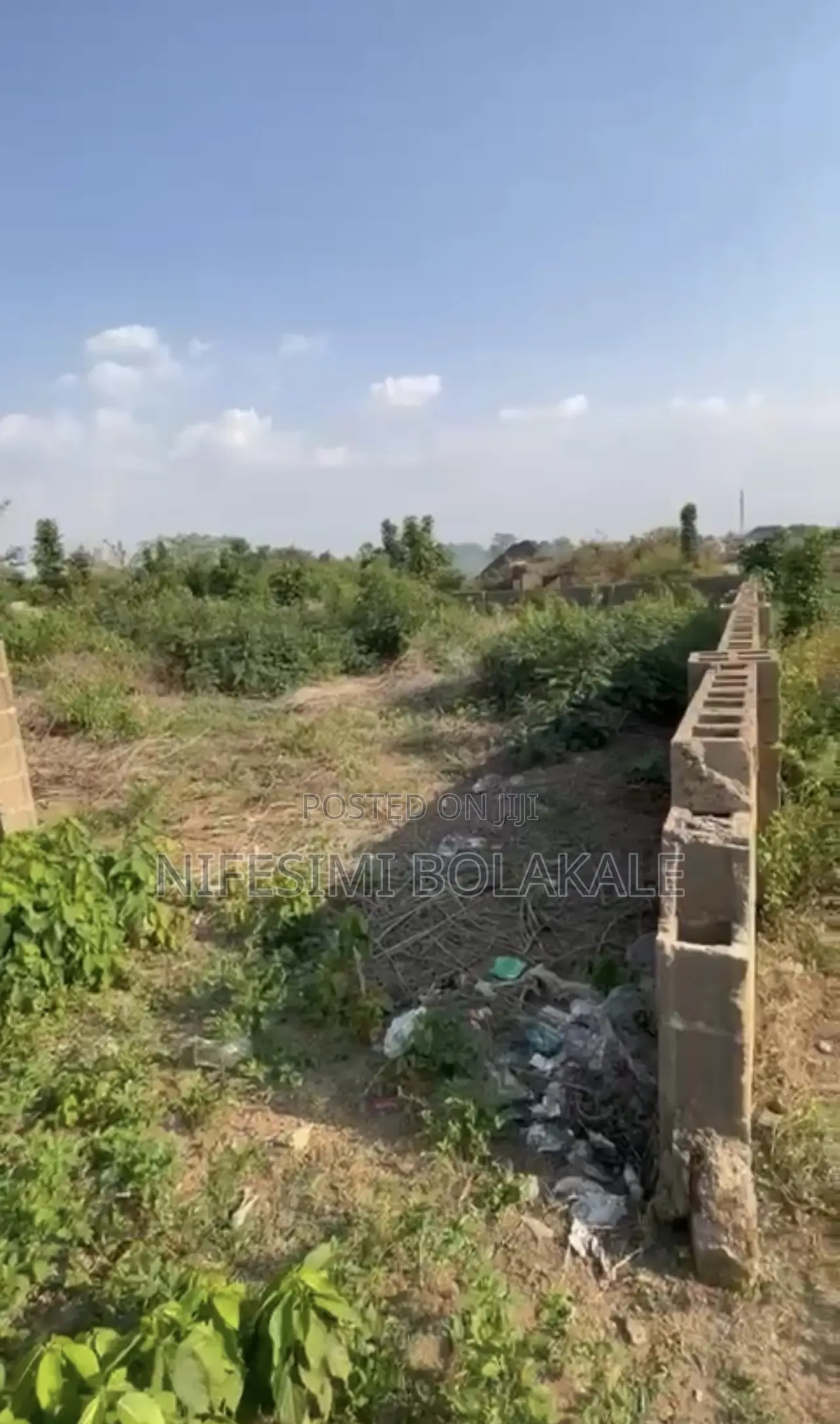 Standard Fenced 500sqm Land at Ifesowapo Community Ojoo in Ojoo
