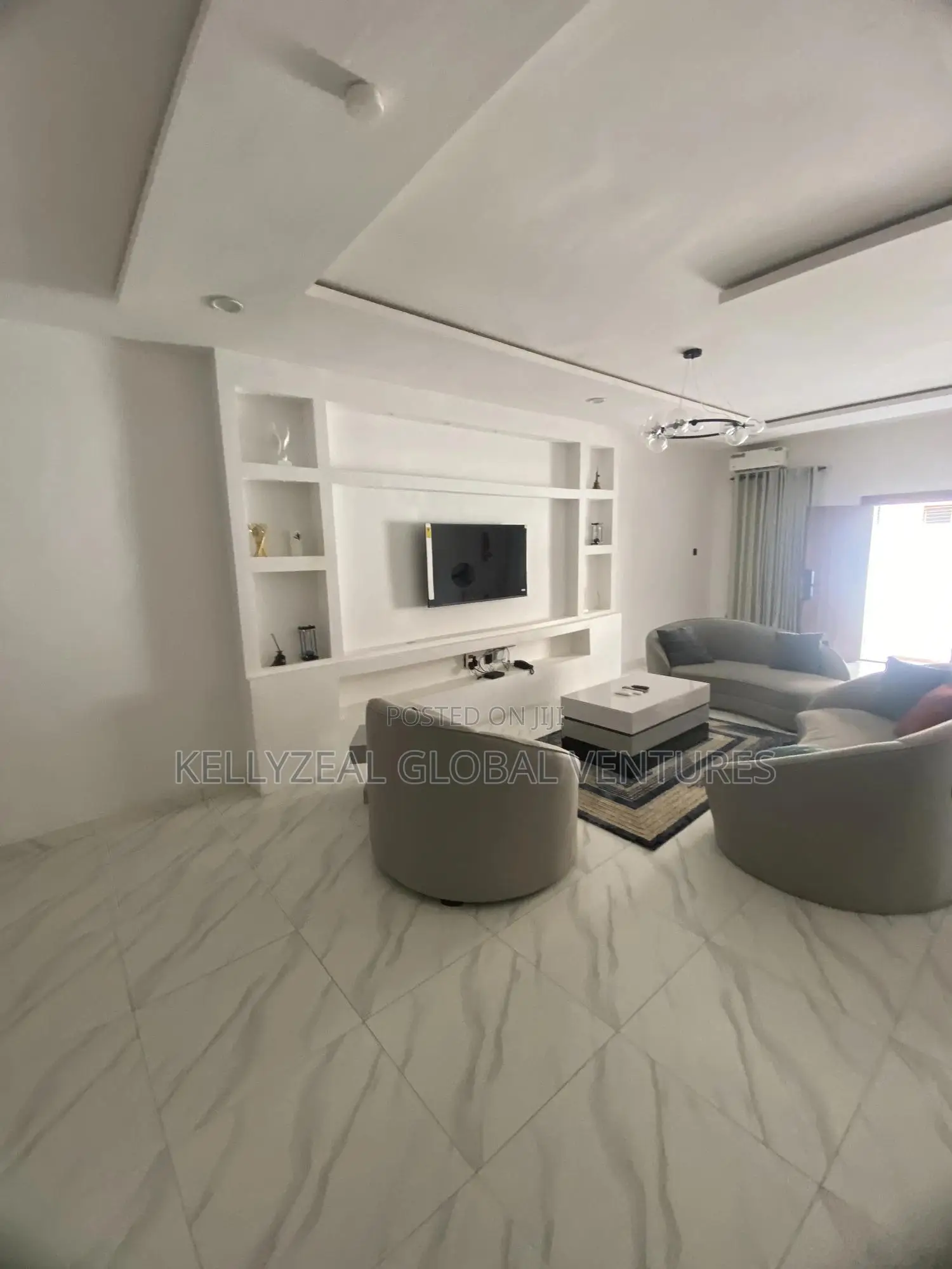 Furnished 3bdrm Apartment in Victory Estate, Ago Palace for rent in Ago Palace