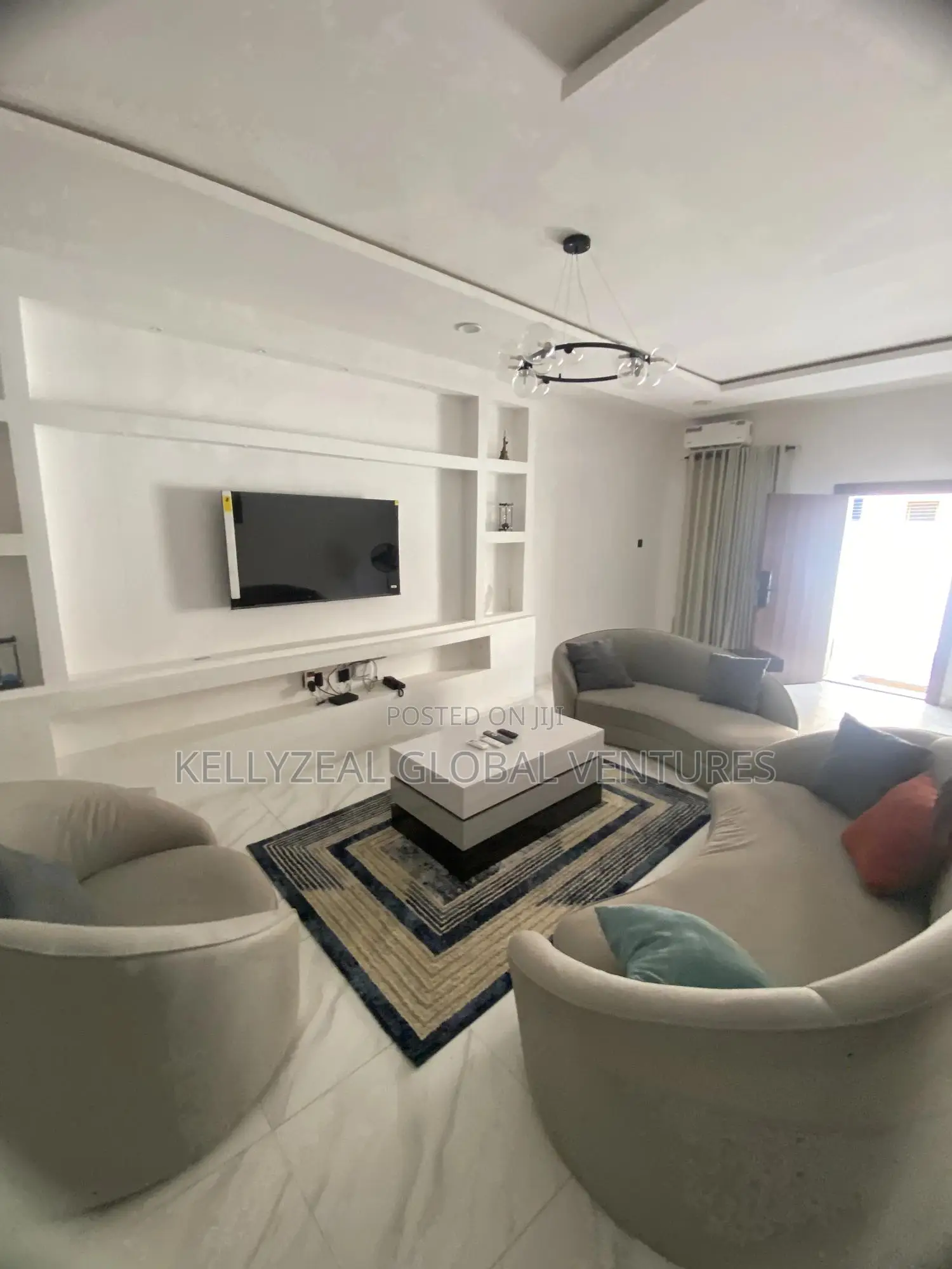 Furnished 3bdrm Apartment in Victory Estate, Ago Palace for rent in Ago Palace