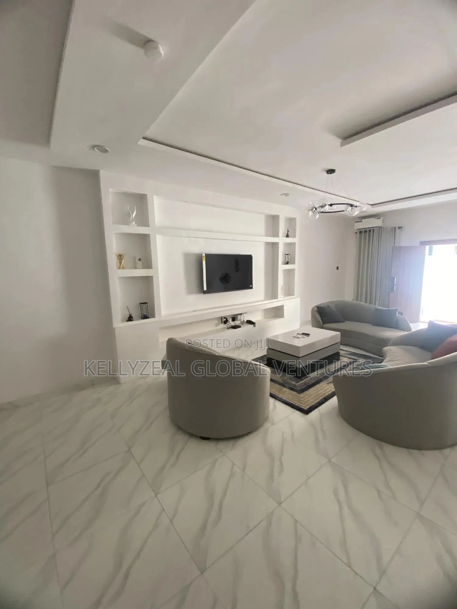 Furnished 3bdrm Apartment in Victory Estate, Ago Palace for rent in Ago Palace