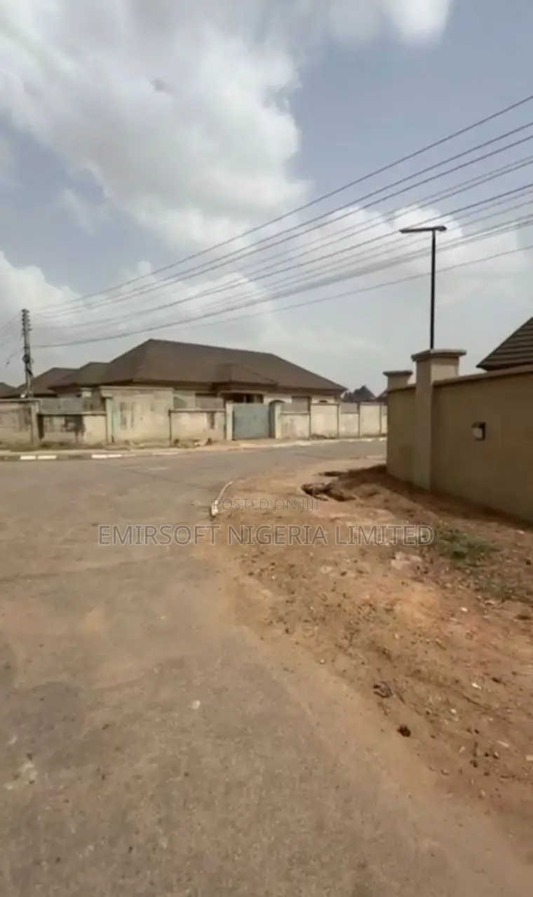 970sqm Fenced Gated Land With Bq at Water Fall, Kolapo Ishola Gra in Akobo