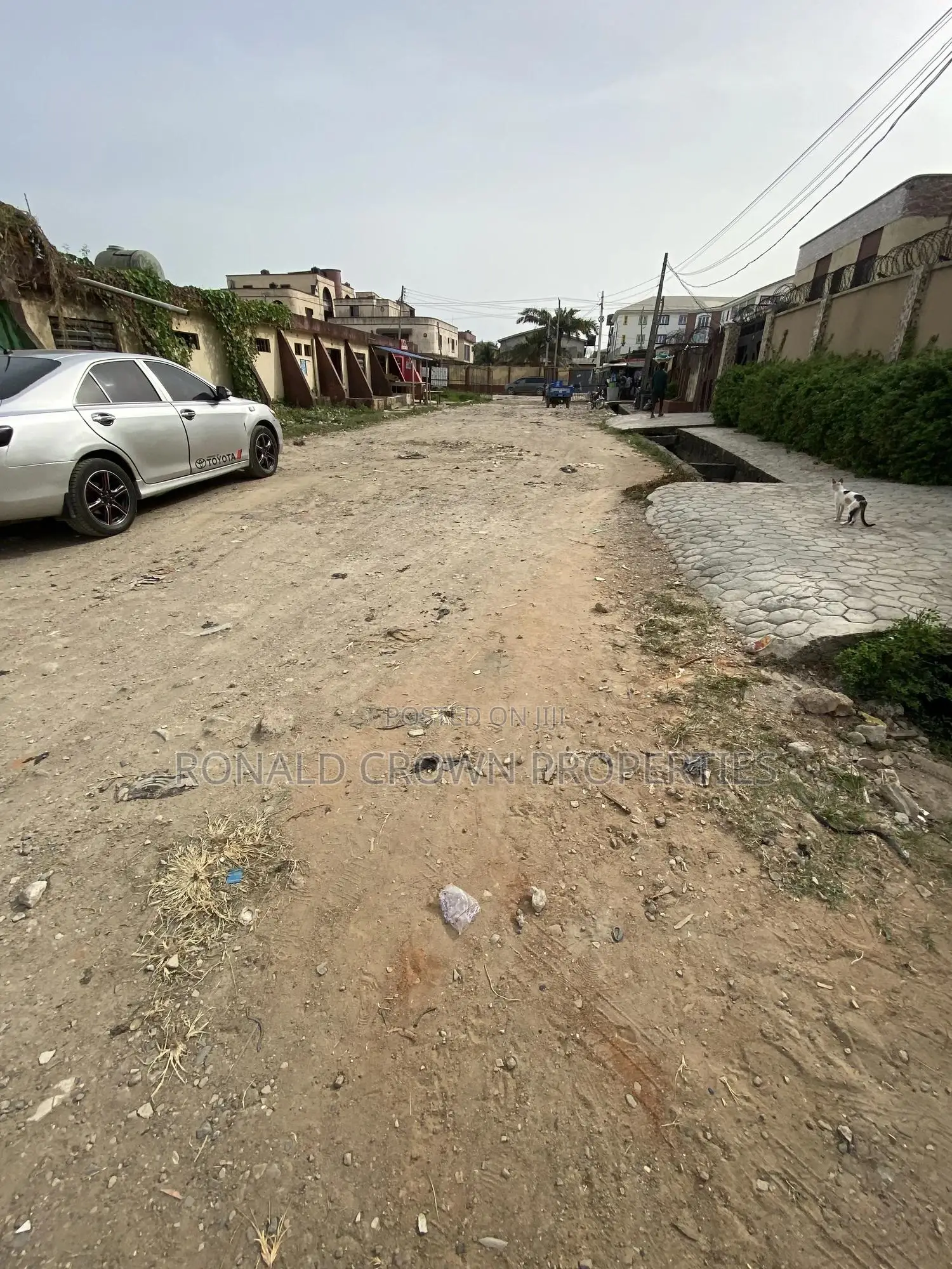 Complete Dry , Fenced and Gated Full Plot of Land at Ago Palace, Isolo in Ago Palace