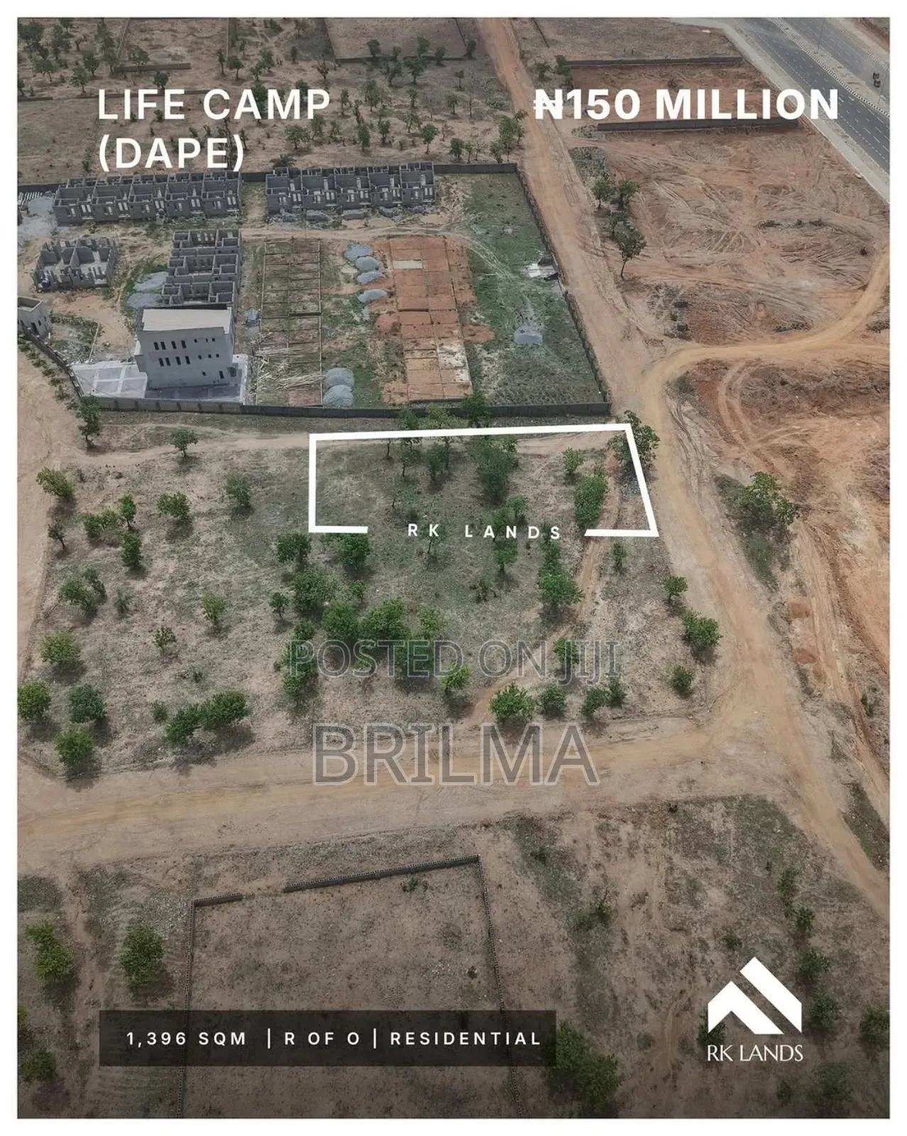 1400sqm Land in Lifecamp(Dape) for Sale in Lokogoma