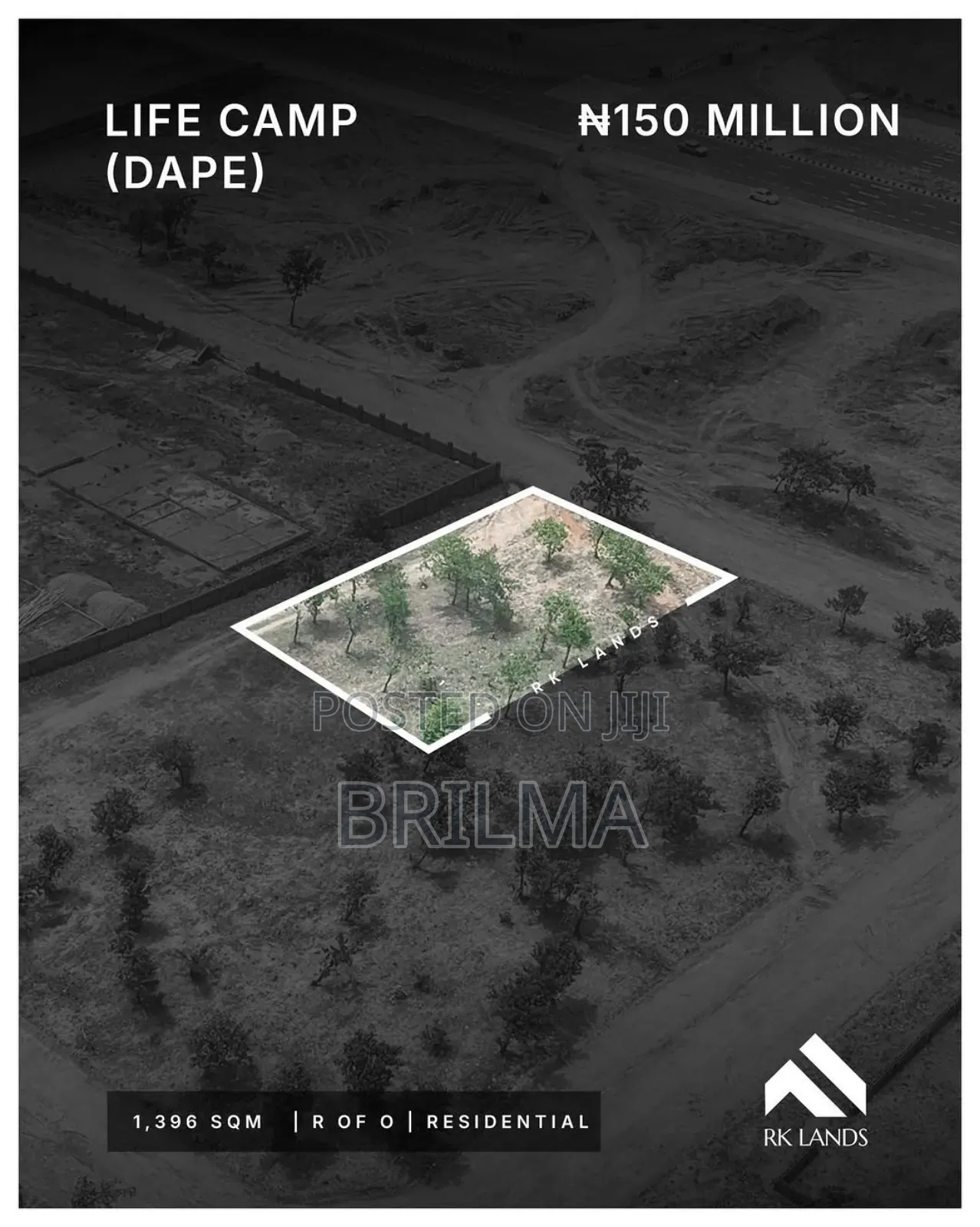 1400sqm Land in Lifecamp(Dape) for Sale in Lokogoma