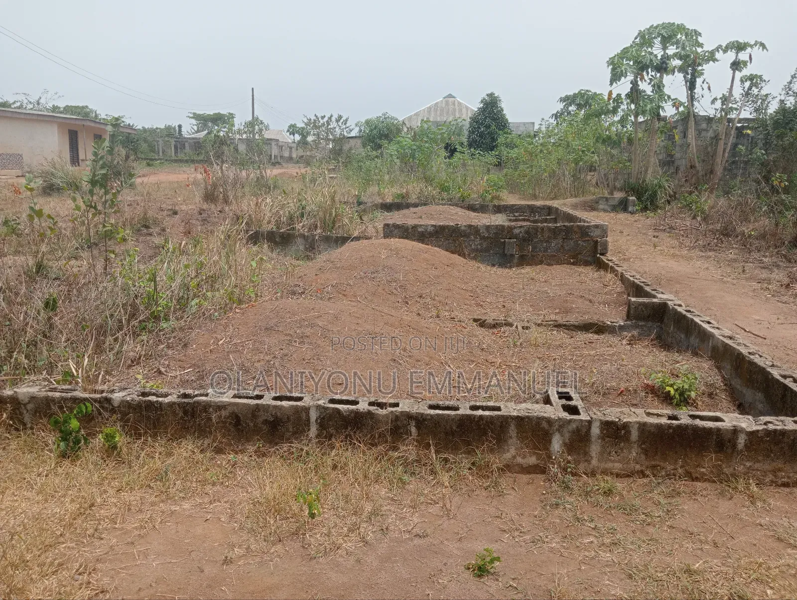 A Full Plot of Land in a Developed Environment in Ogun State. in Ifo