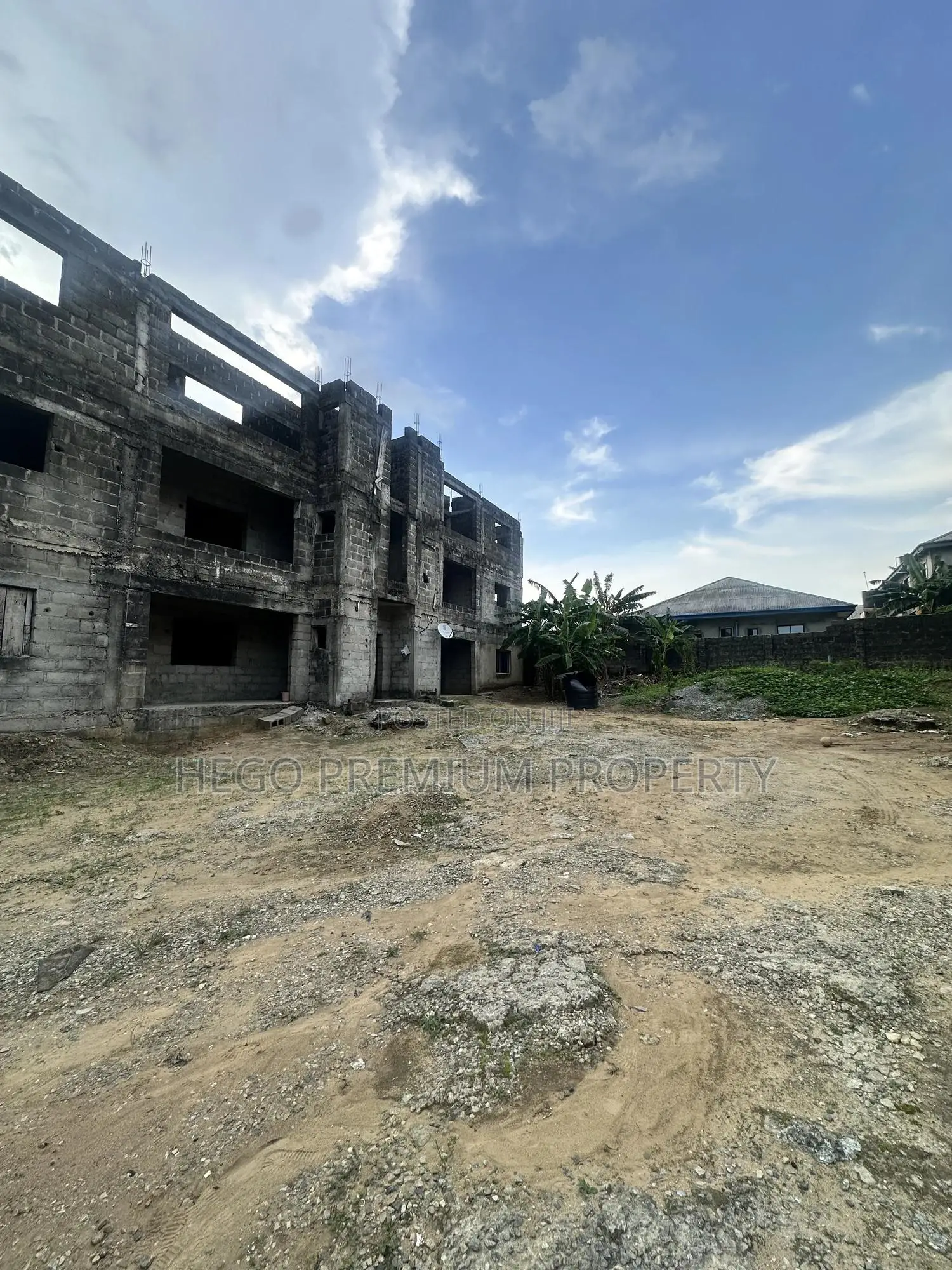 12-Units of Uncomplete 2-Bedroom Apartments for Sale in Port Harcourt in Elelenwo