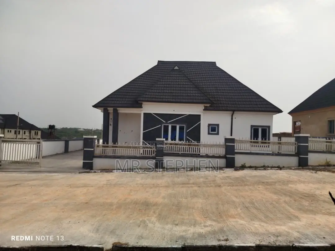 Finished 3 Bedroom Bungalow in a Secured Estate at Mowe Ofada in Obafemi-Owode