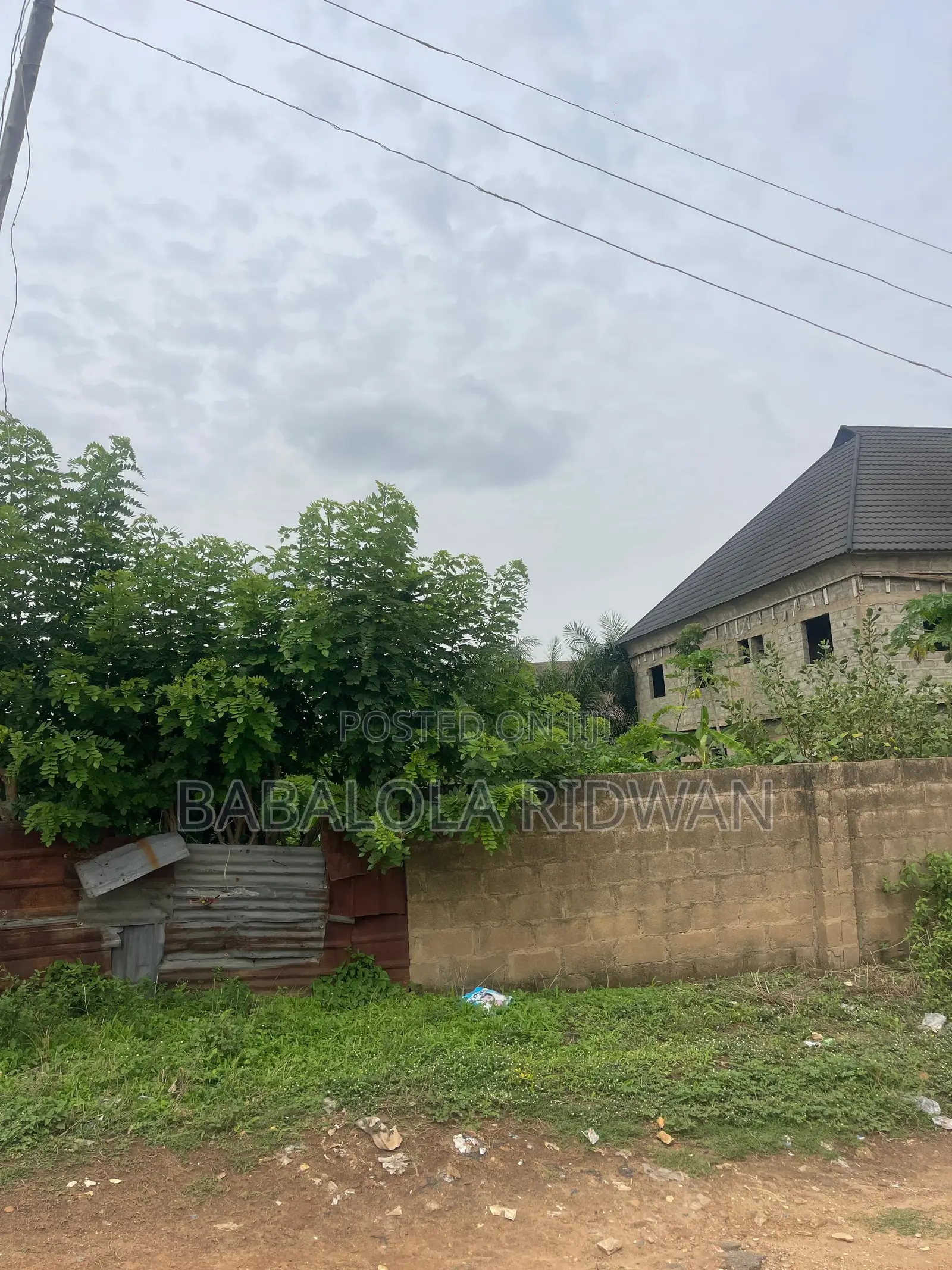 Well Fenced Without Gate at Ifedapo Estate in Akala Express