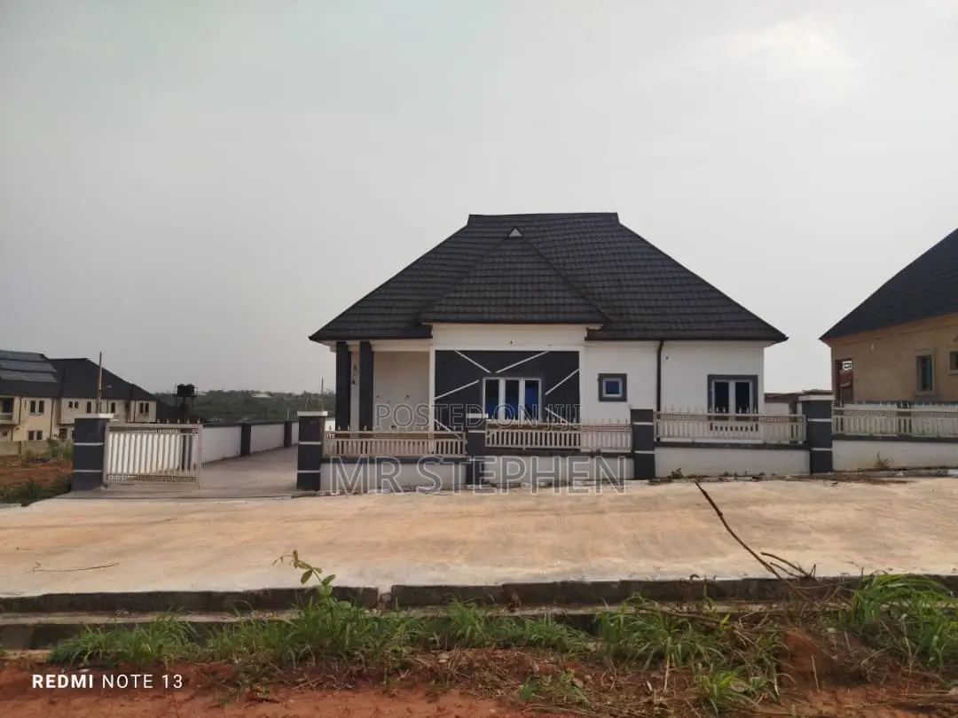 Finished 3 Bedroom Bungalow in a Secured Estate at Mowe Ofada in Obafemi-Owode
