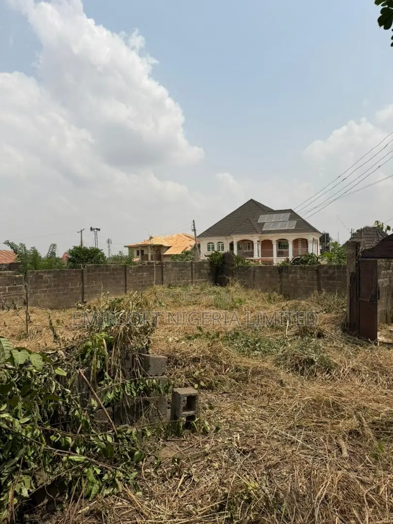 2 Plots of Fenced and Gated Land With 4 Bedroom Bungalow at Lintel in Akala Express