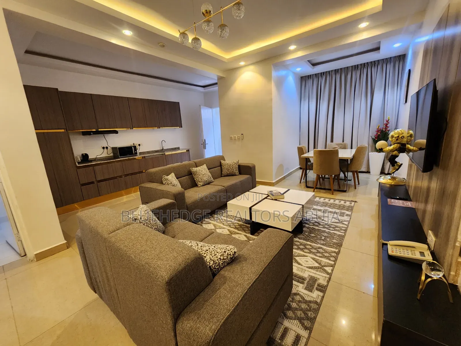 Brand New, Fully Furnished and Serviced Luxury One Bedroom Apartment in Jabi