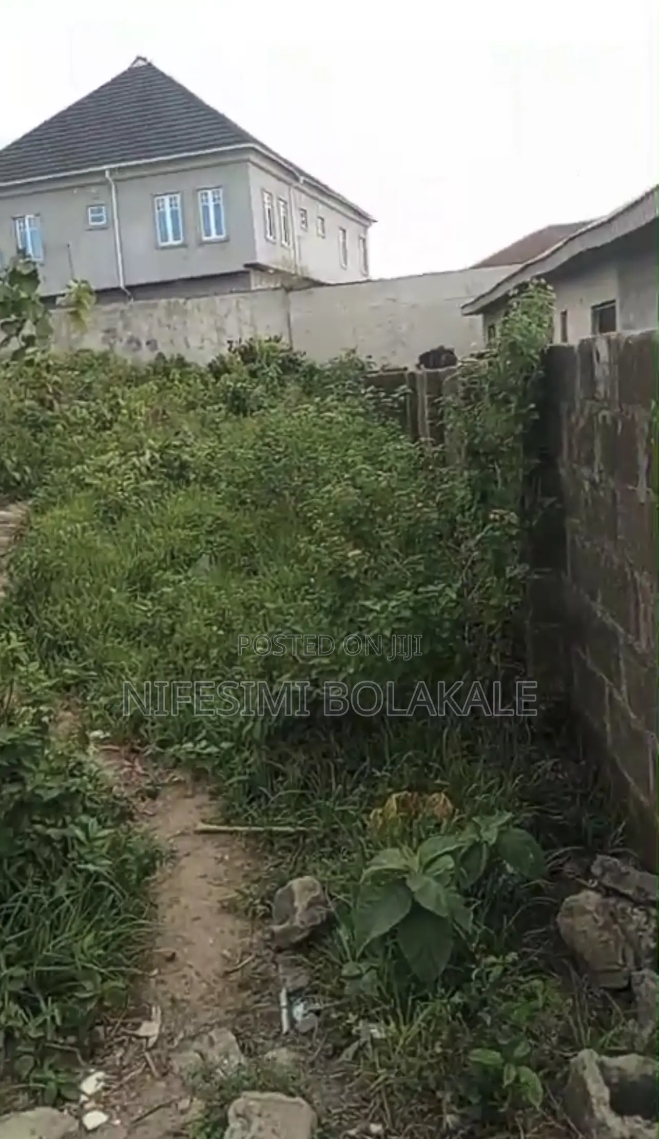 734sqm Fenced Land at Elewuro, Olorunda Aba, Akobo, Ibadan in Akobo