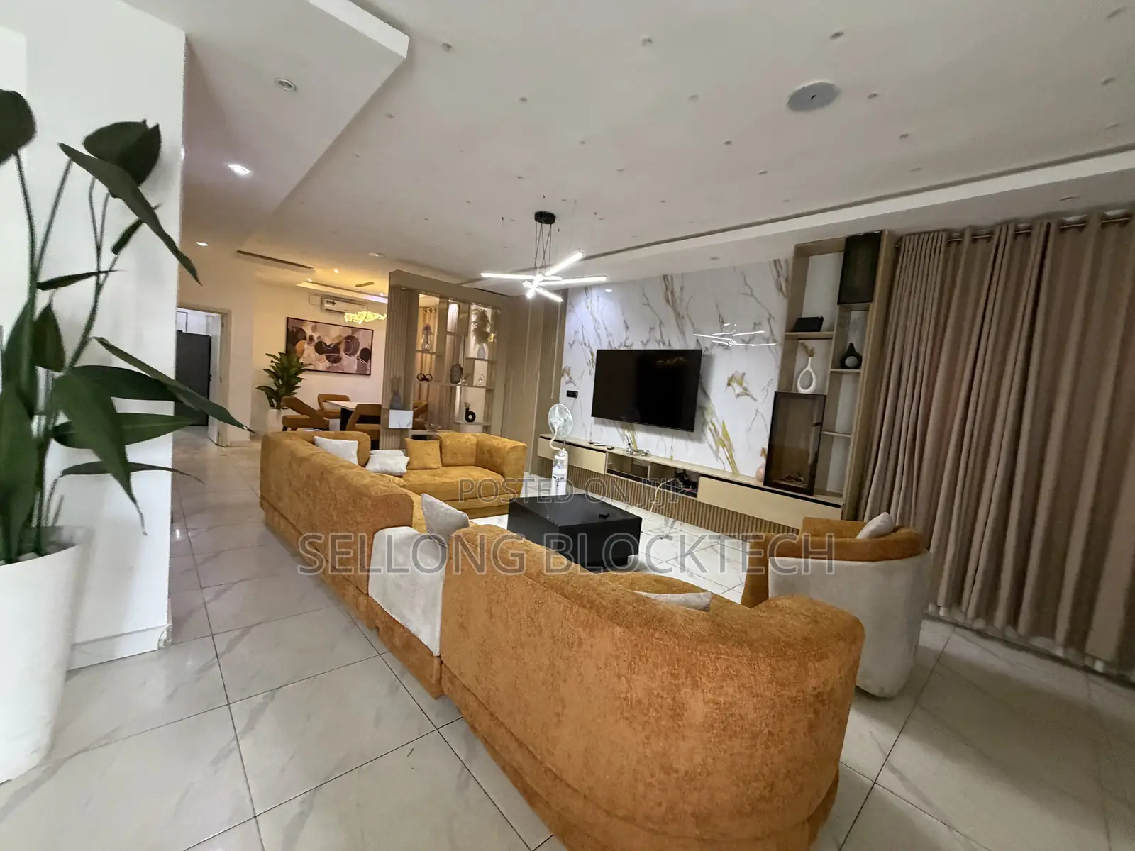 Furnished 4bdrm Townhouse / Terrace in Guzape District for rent in Guzape District
