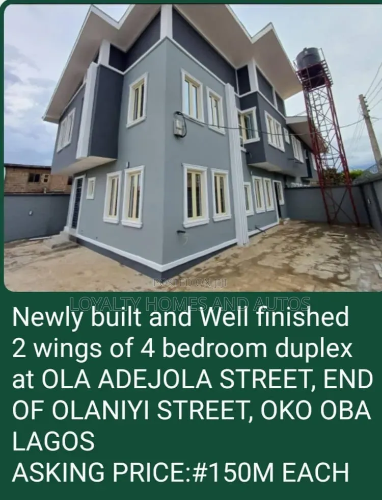 4bdrm Duplex in Abule Egba for sale in Abule Egba