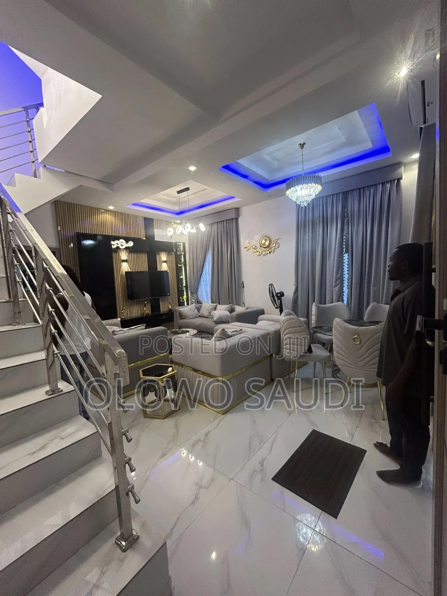 Furnished 4bdrm Townhouse / Terrace in Ocean Palms, Sangotedo for rent in Sangotedo