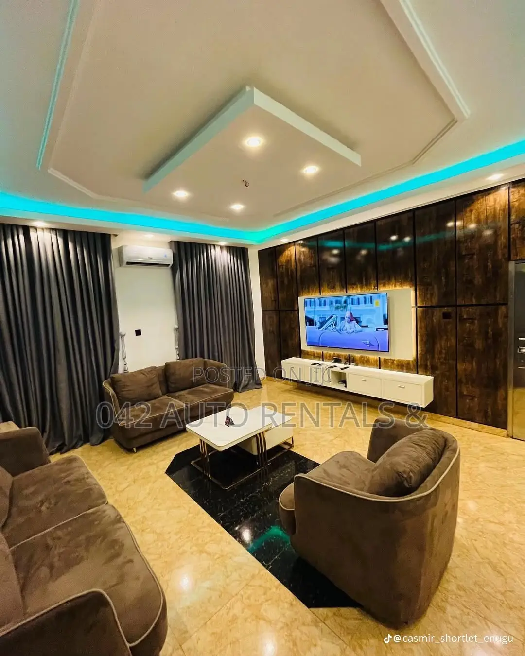 Luxury Fully Furnished 2 Bedroom Apartment in Enugu