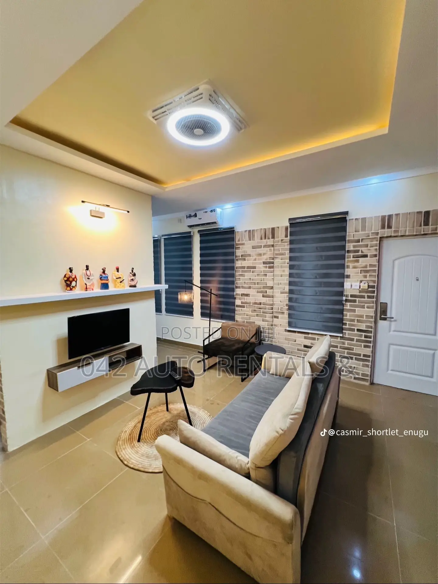 Luxury Cozy Spacious Studio Apartment in Enugu