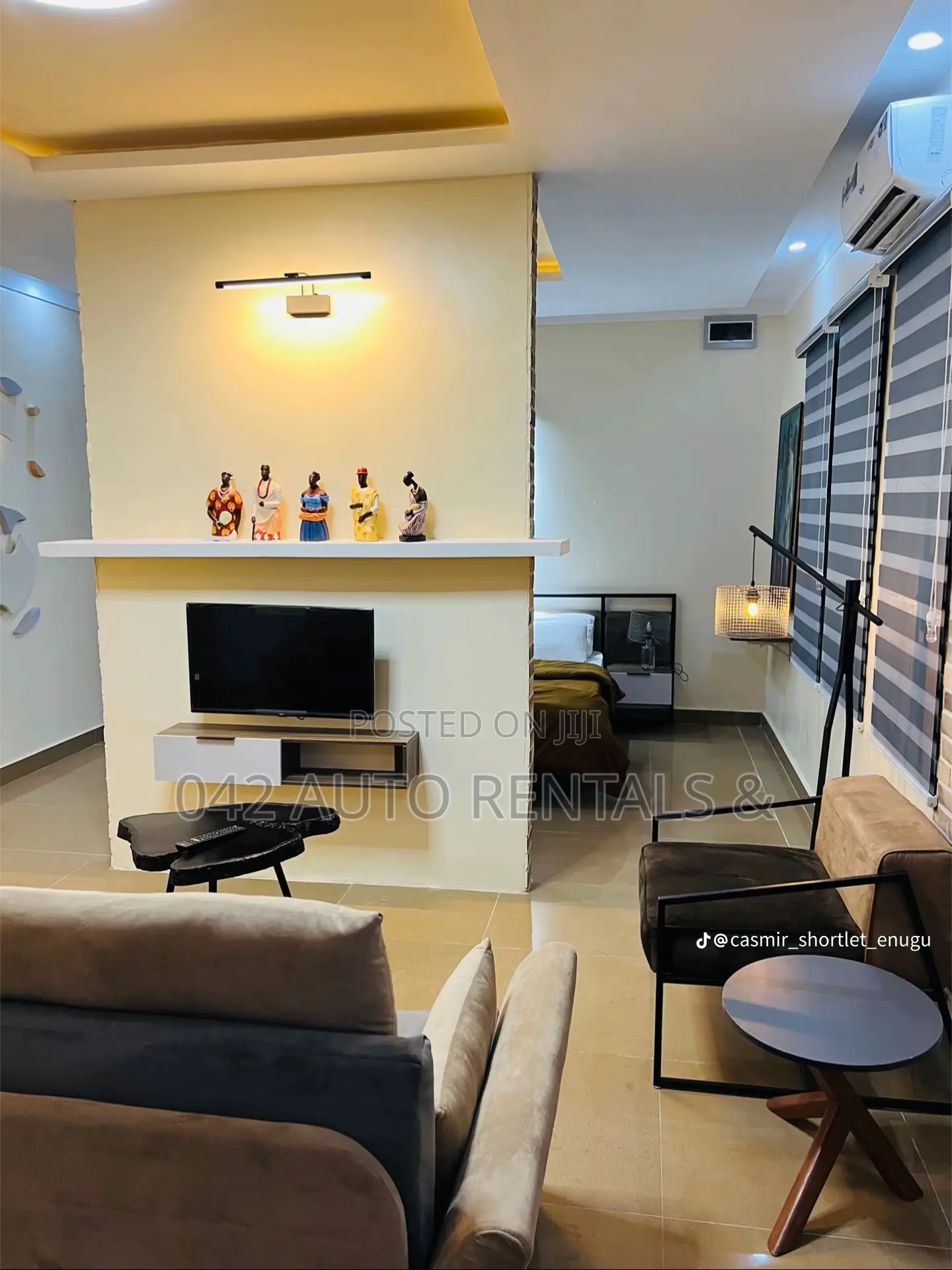 Luxury Cozy Spacious Studio Apartment in Enugu