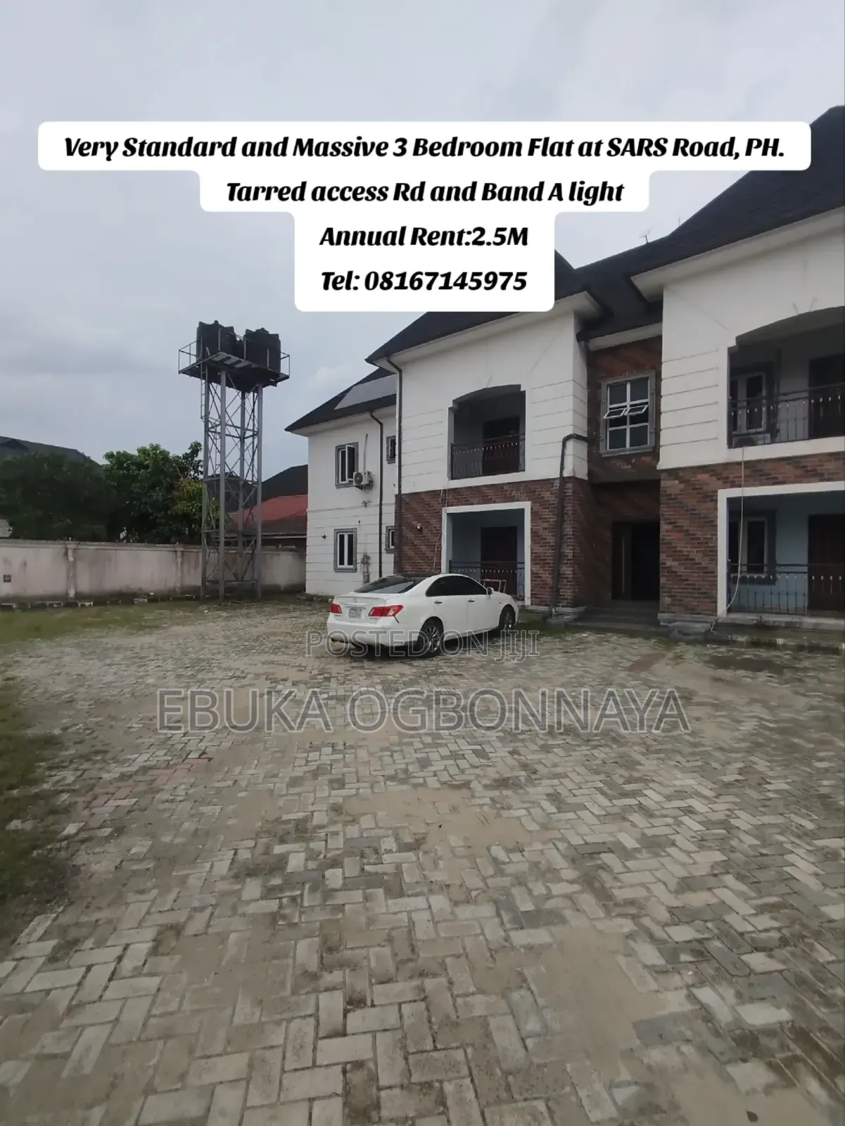 3bdrm Block of Flats in Sars Road, Obio-Akpor for rent in Obio-Akpor