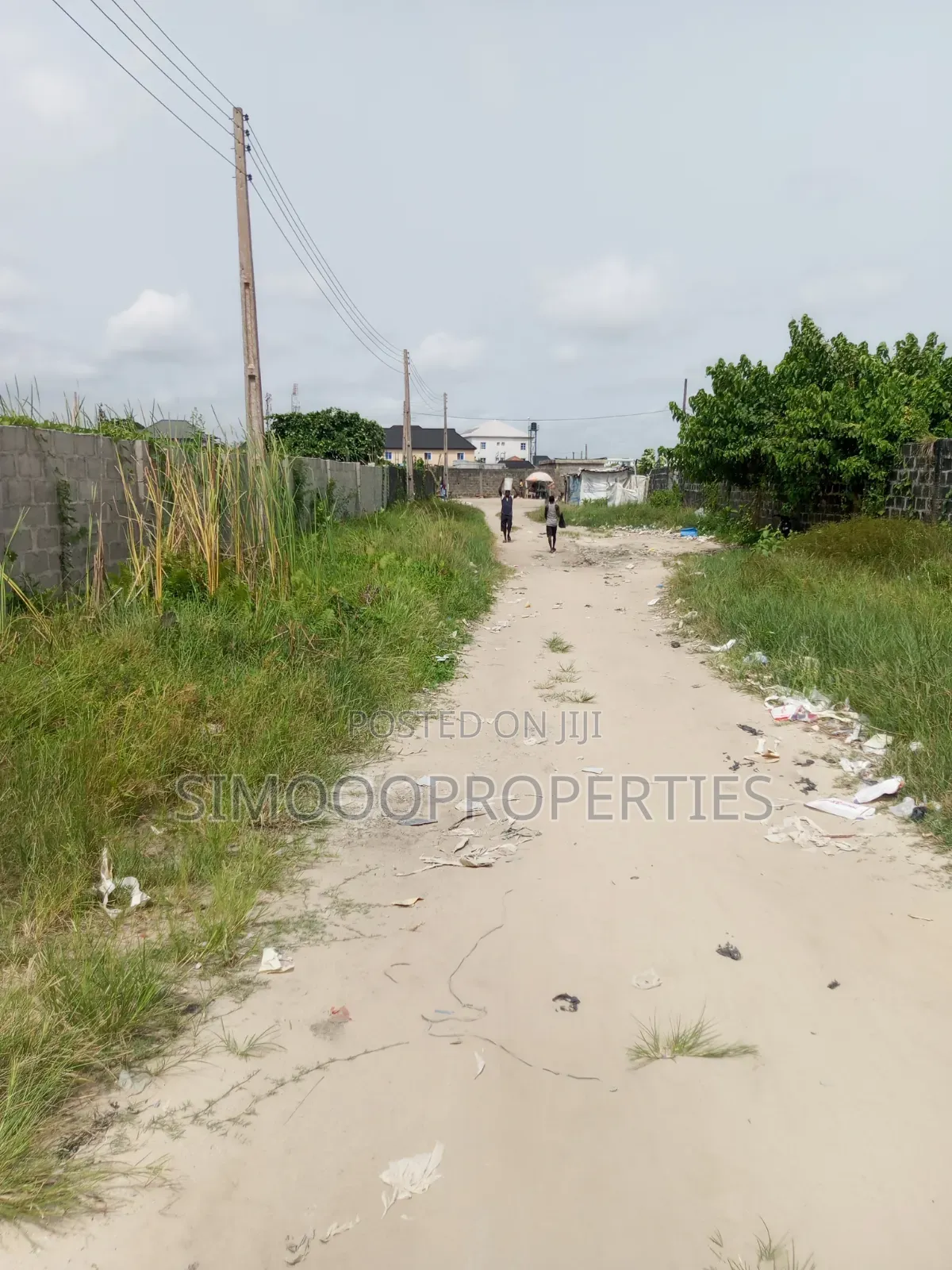 Half Plot of Land for Sale at Onishon, Fenced and Gated in Lakowe