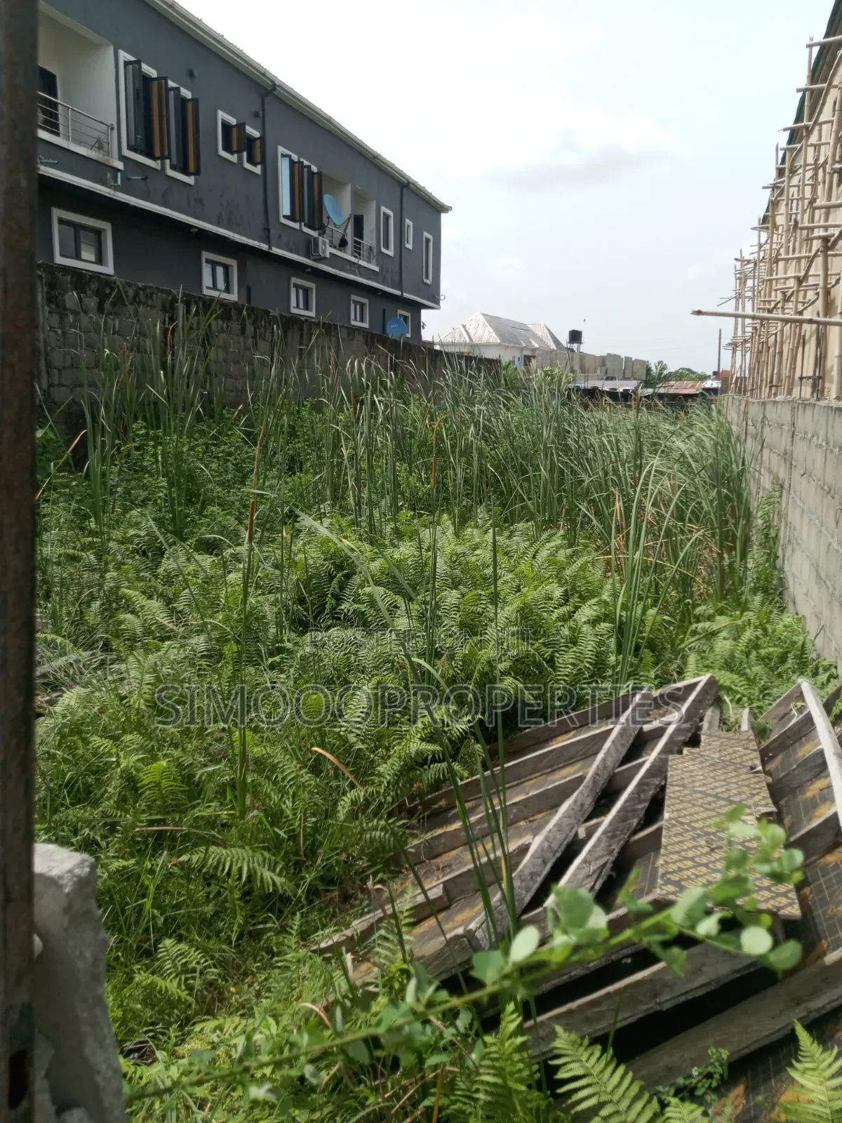 Half Plot of Land for Sale at Onishon, Fenced and Gated in Lakowe