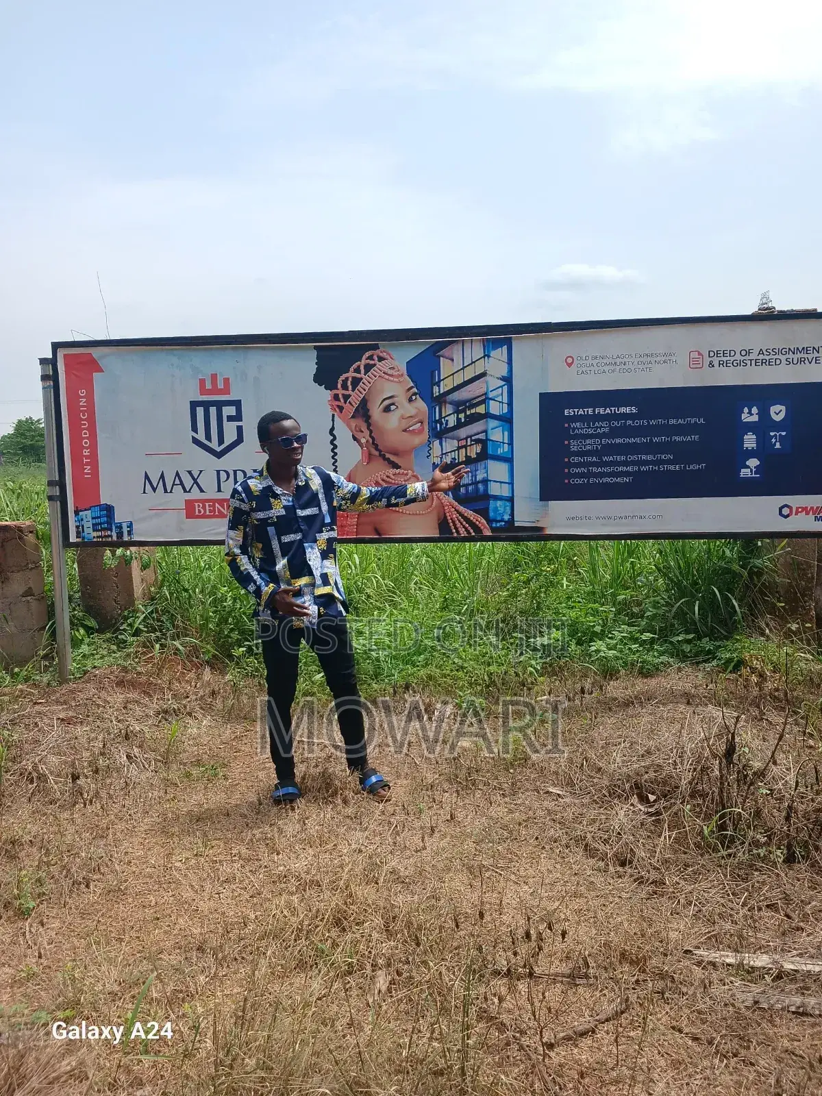 Verified Land In Benin • Max Pride • 50×100 • ₦2.7m in Benin City