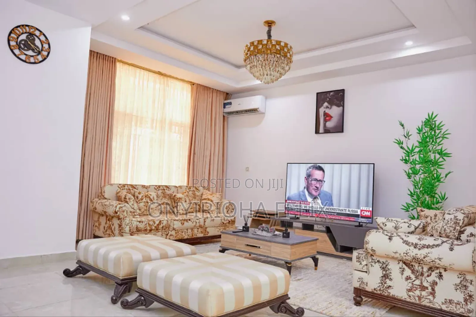 Furnished 4bdrm Townhouse / Terrace in Guzape for rent in Guzape District