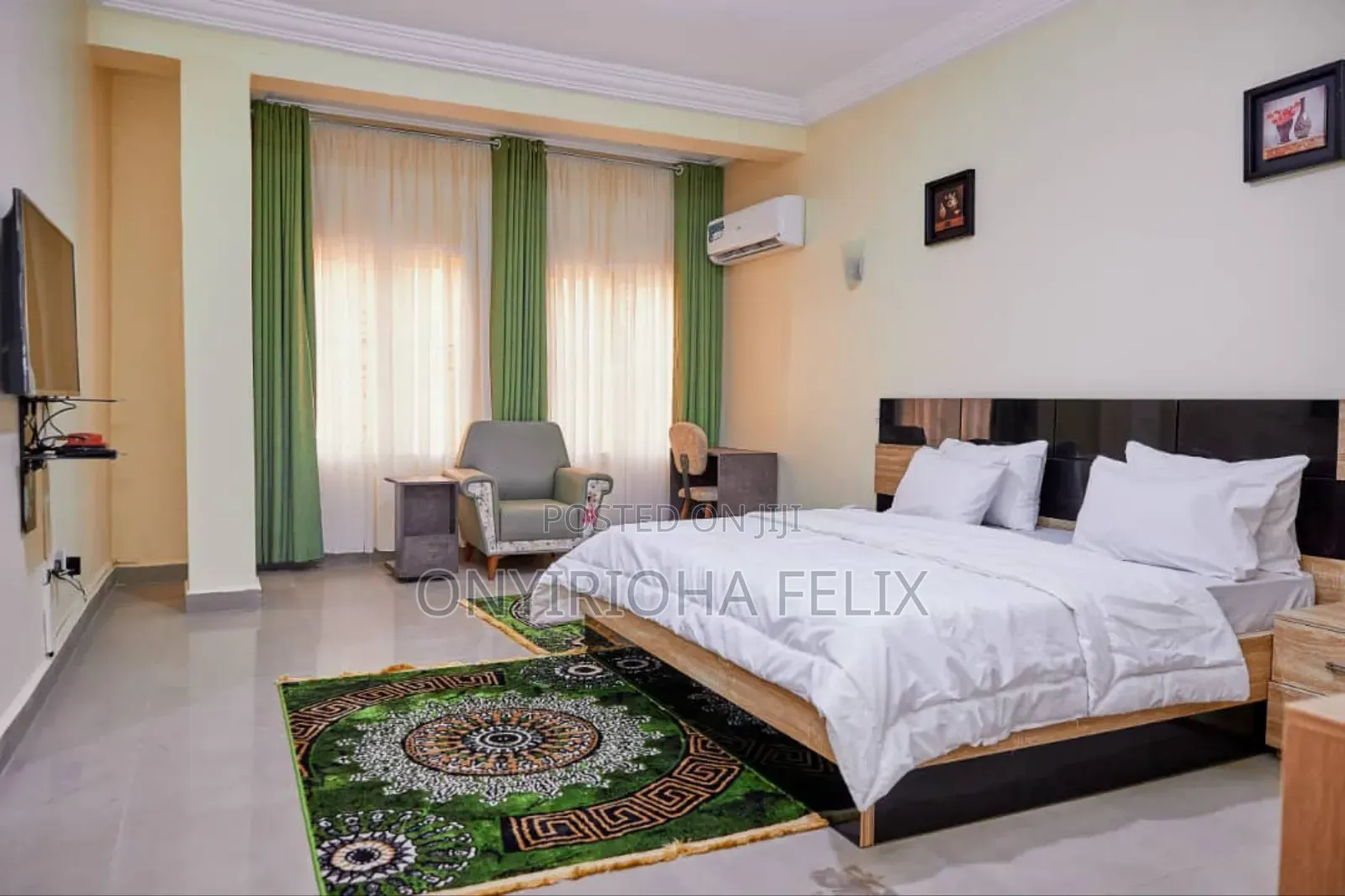 Furnished 4bdrm Townhouse / Terrace in Guzape for rent in Guzape District