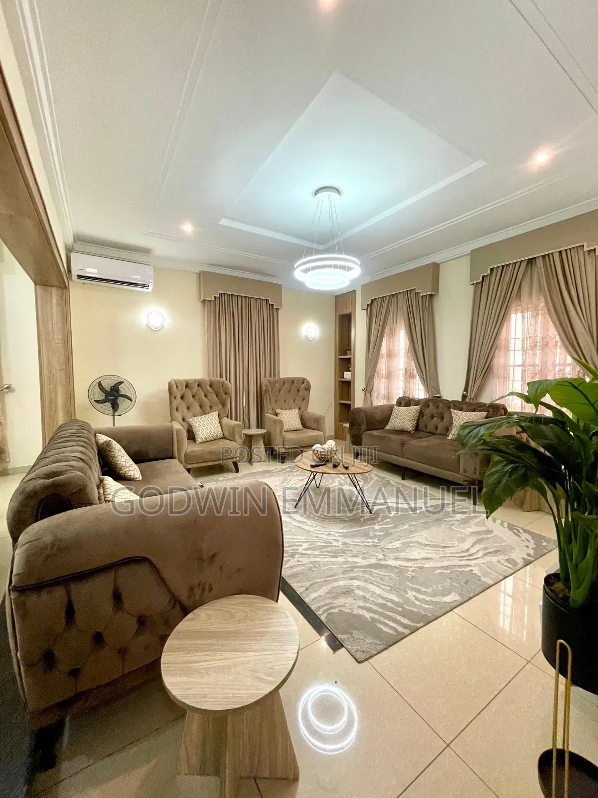 Furnished 3bdrm Block of Flats in Diplomatic Zone, Katampe Extension in Katampe Extension