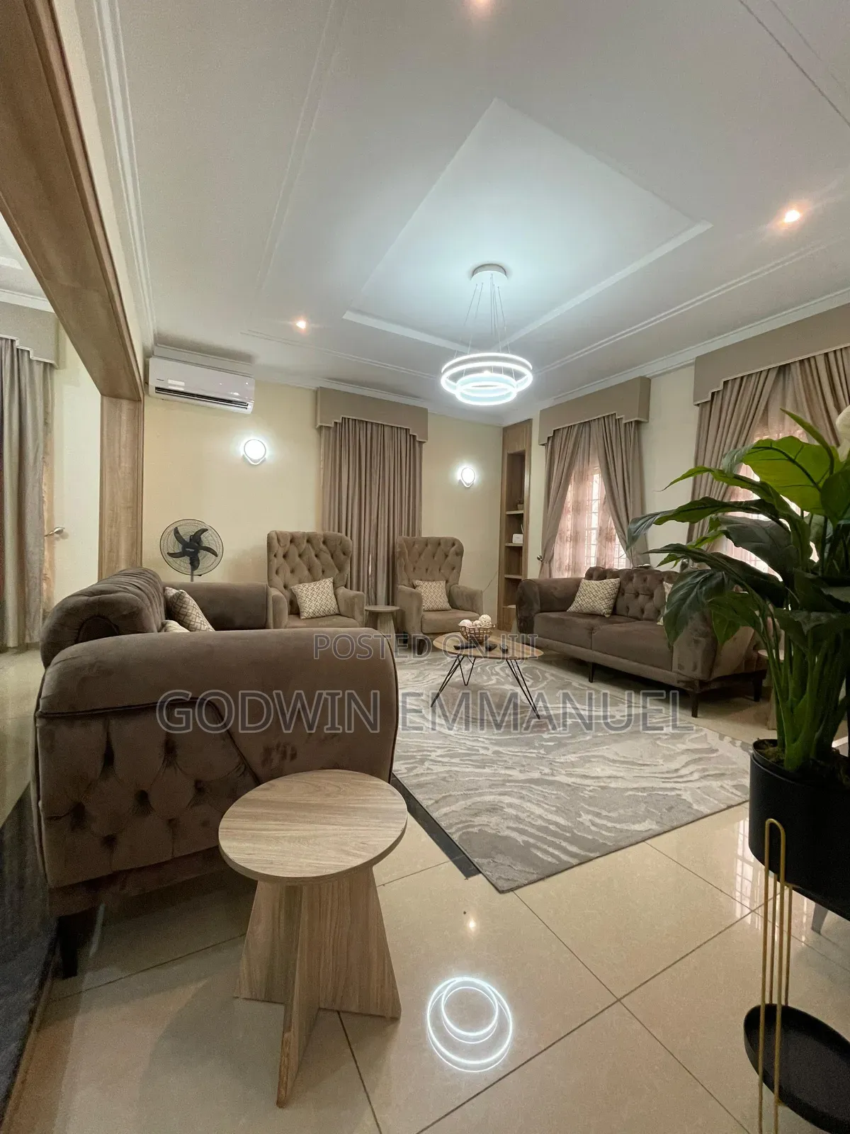 Furnished 3bdrm Block of Flats in Diplomatic Zone, Katampe Extension in Katampe Extension