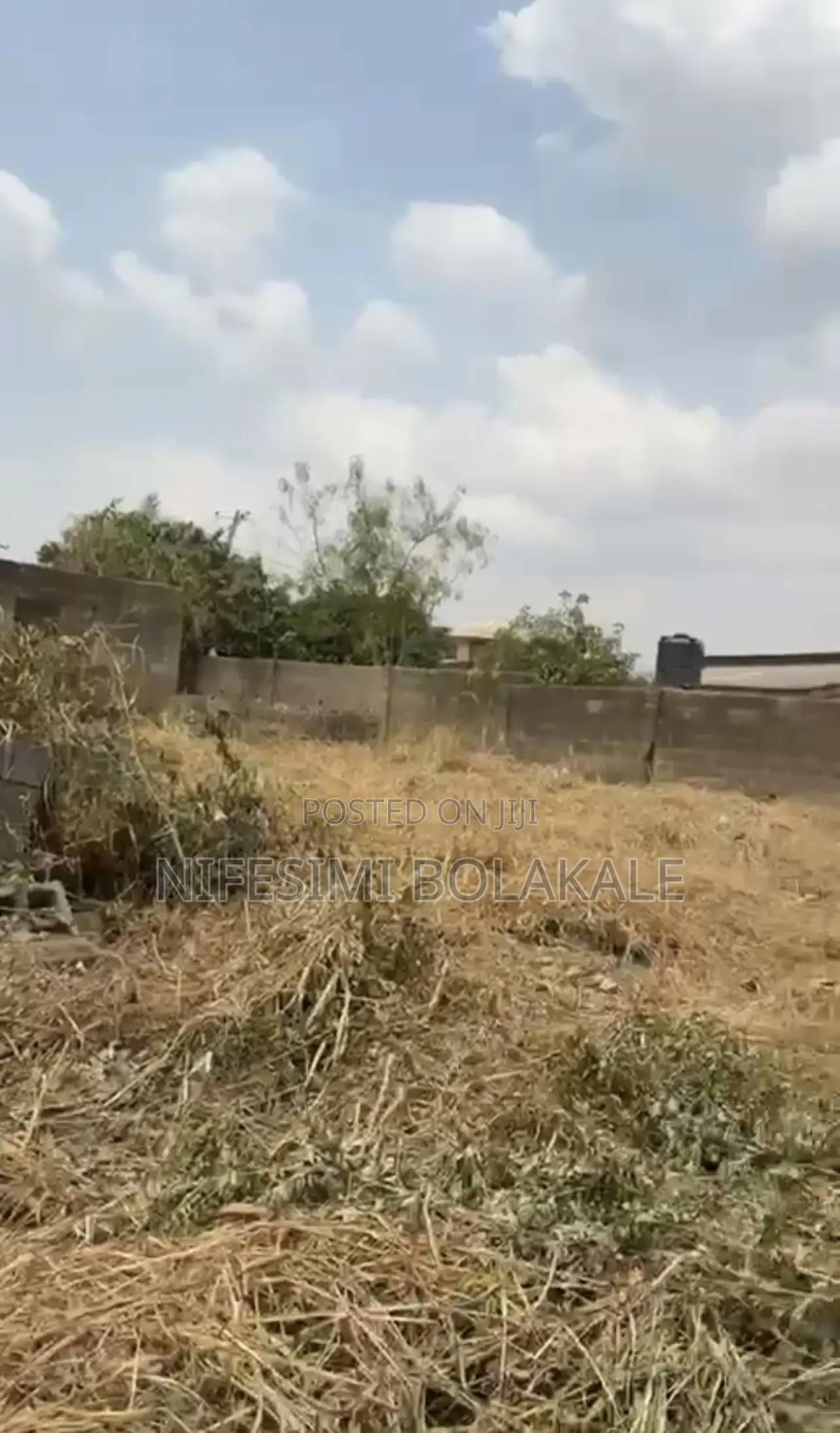 Well Fenced and Gated 2 Plot of Land With an Uncompleted 4bedroom Flat in Akala Express