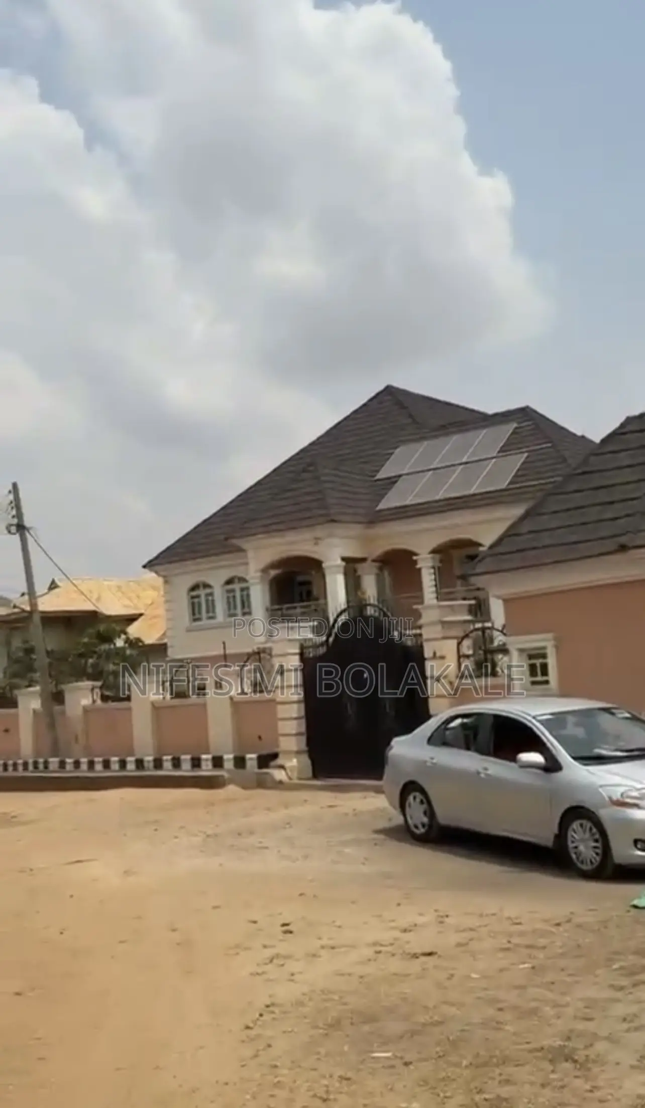 Well Fenced and Gated 2 Plot of Land With an Uncompleted 4bedroom Flat in Akala Express