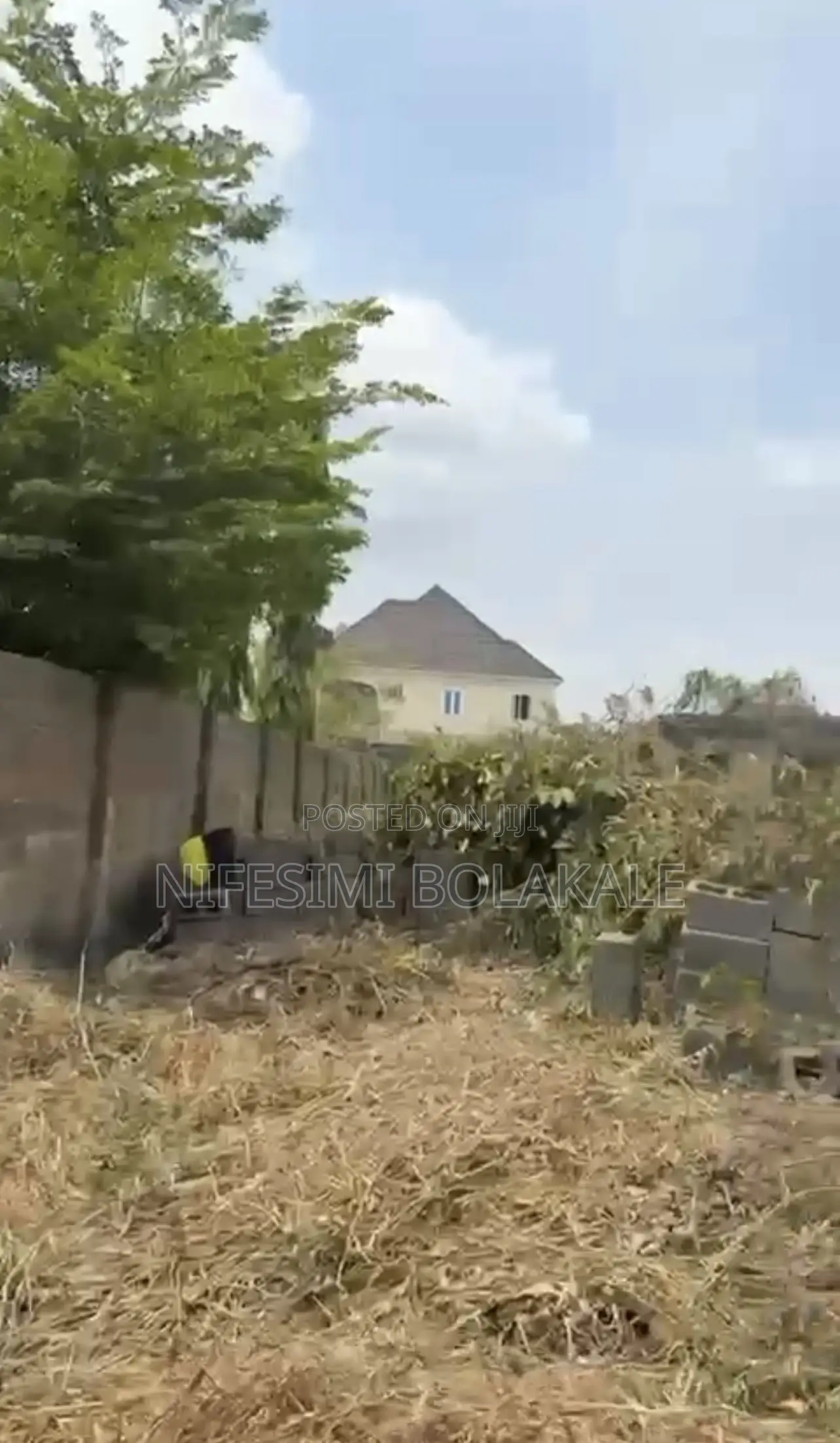 Well Fenced and Gated 2 Plot of Land With an Uncompleted 4bedroom Flat in Akala Express