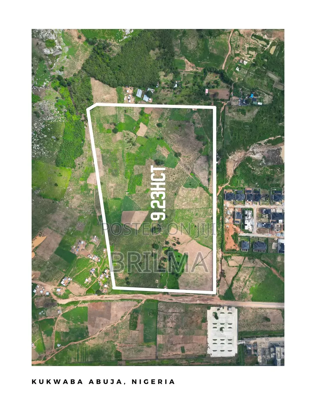 9.23 Hectare of Land in Kukwaba for Sale in Kaura