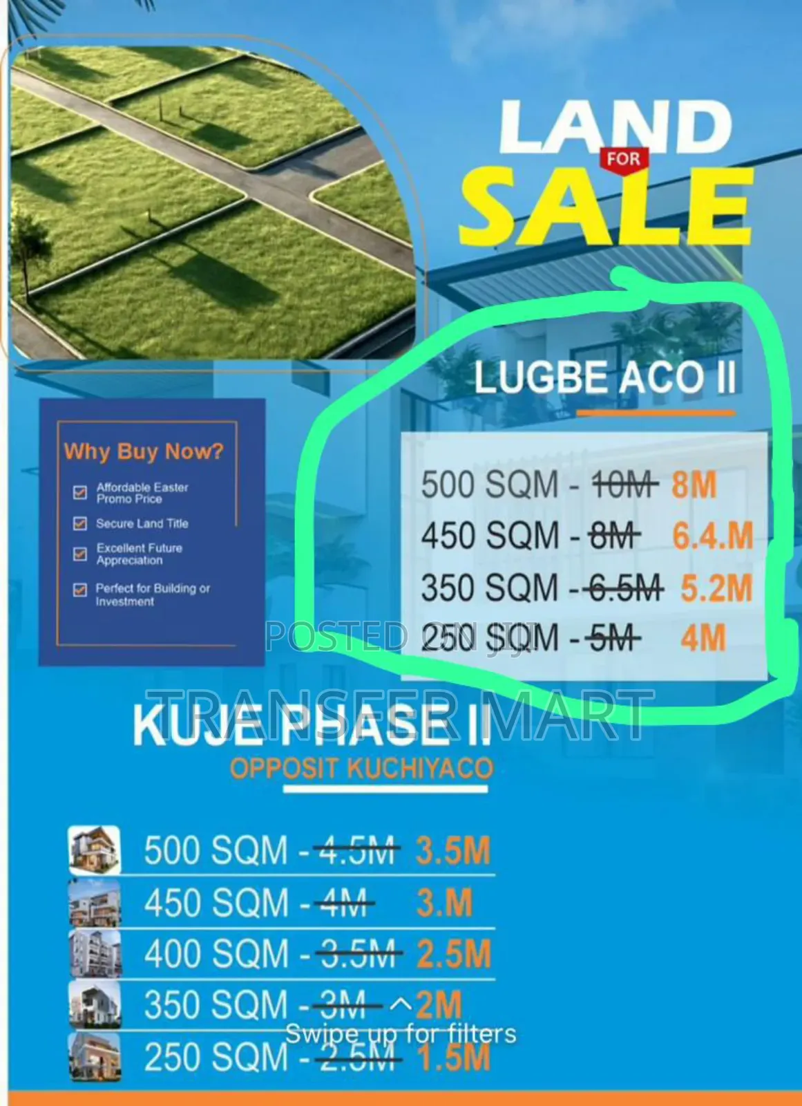Land for Sale Lugbe Aco Ii in Mararaba