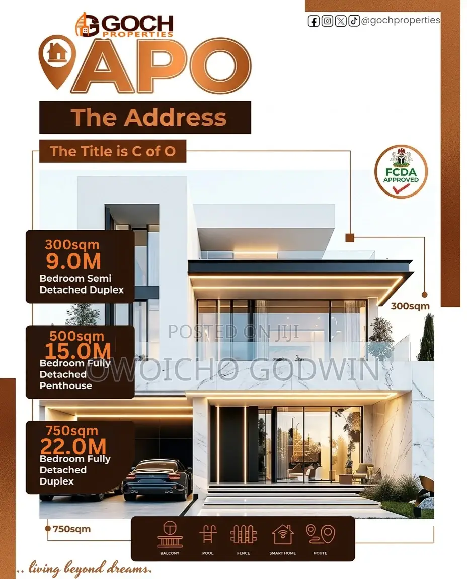 Apo 750sqm 22m in Wumba