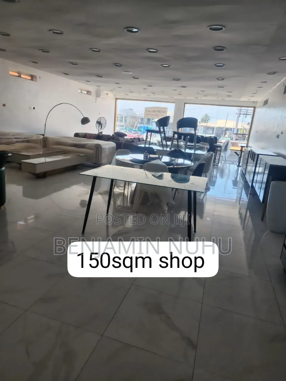 150sqm Massive Shop or Office Space With Show Glass in Sangotedo