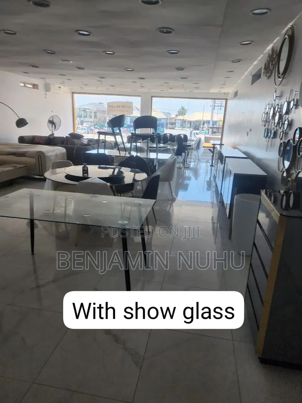 150sqm Massive Shop or Office Space With Show Glass in Sangotedo