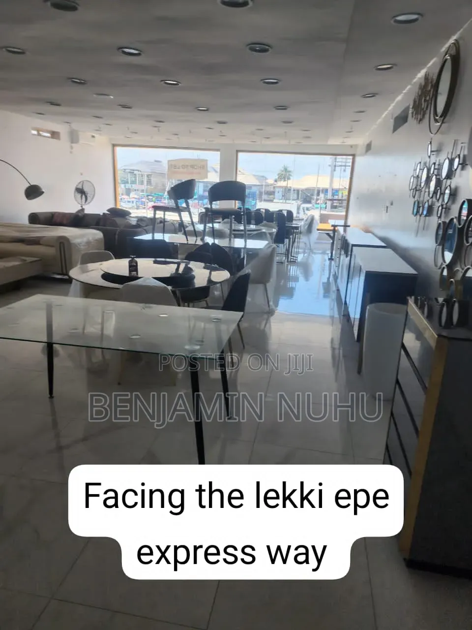 150sqm Massive Shop or Office Space With Show Glass in Sangotedo