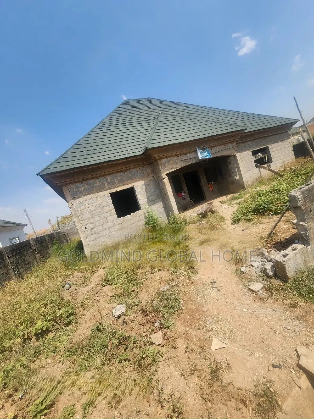 Luxury 5bedroom Fully Detach Bungalow Carcas House for Sale in Lugbe in Sabon Lugbe