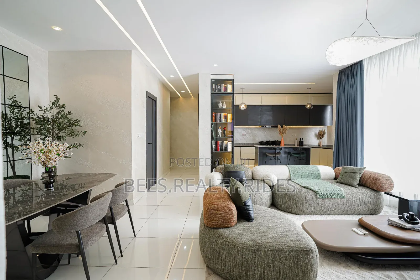 A Smart 2 Bedroom Apartment With a Pool, Gym and Balconies in Ikate
