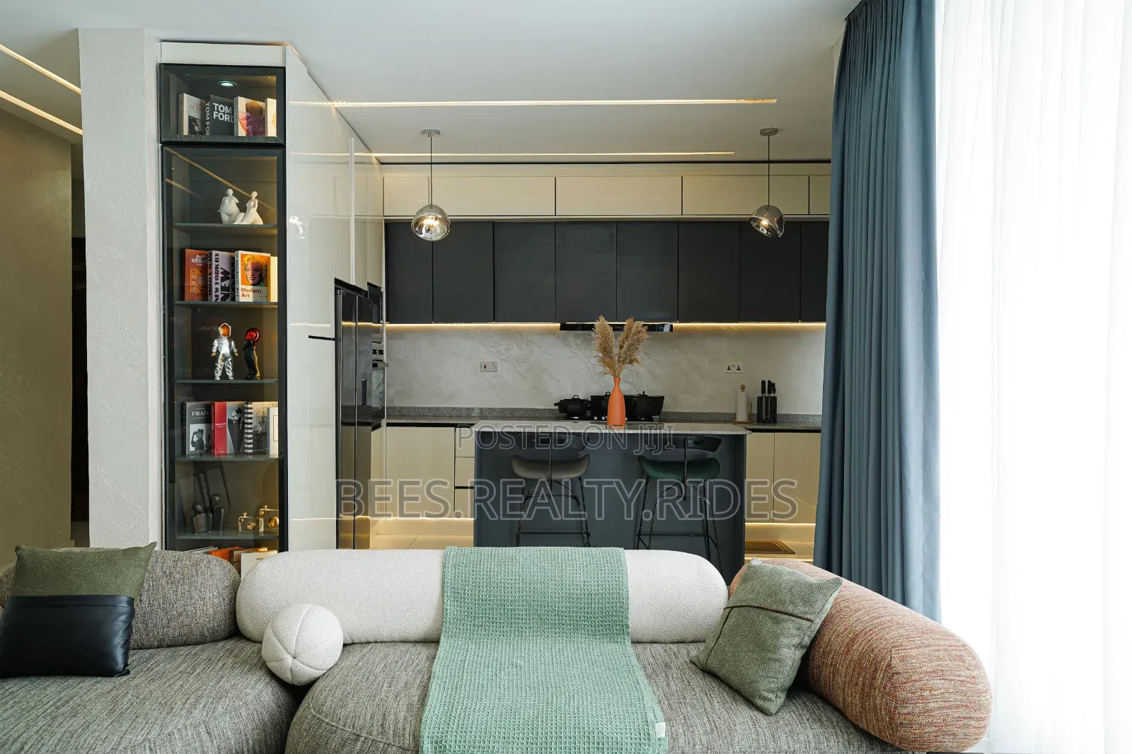 A Smart 2 Bedroom Apartment With a Pool, Gym and Balconies in Ikate