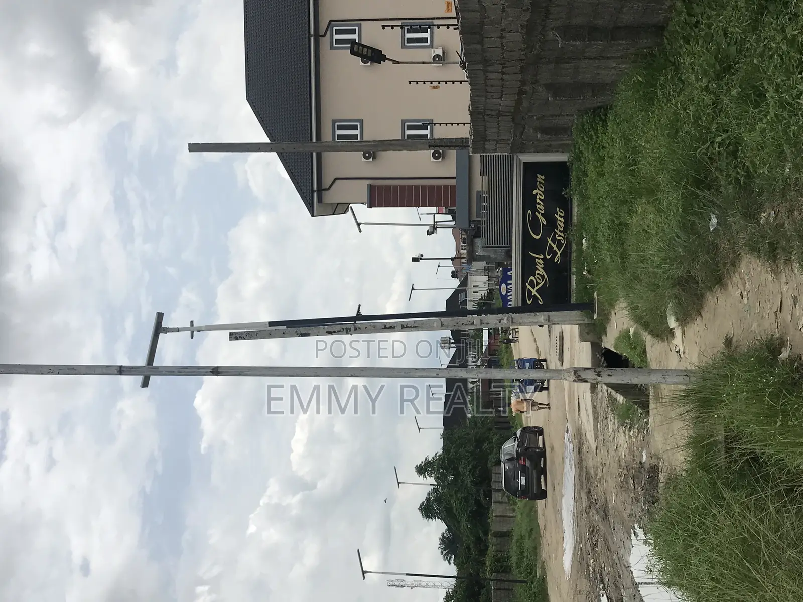 Two Plots of Land Directly on the Road in Eliozu